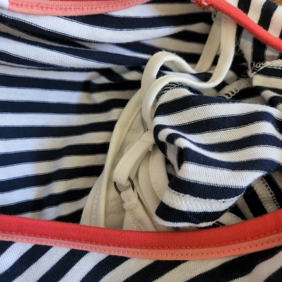 NWT Splendid X Gray Malin Seaside Stripe T Shirt Dress with Pockets 100%… - Picture 6 of 14